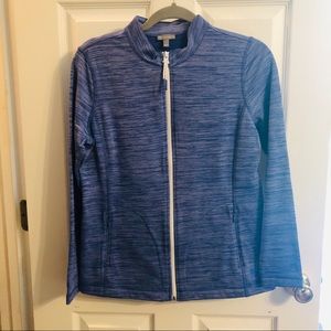T By Talbots Athletic Zip Jacket EUC